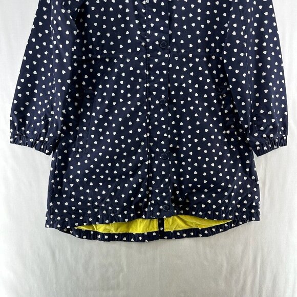 JOHNNIE B Jacket Youth 15-16Y Heart Allover Anorak Windbreaker Coat Hoodie Blue - Picture 4 of 11